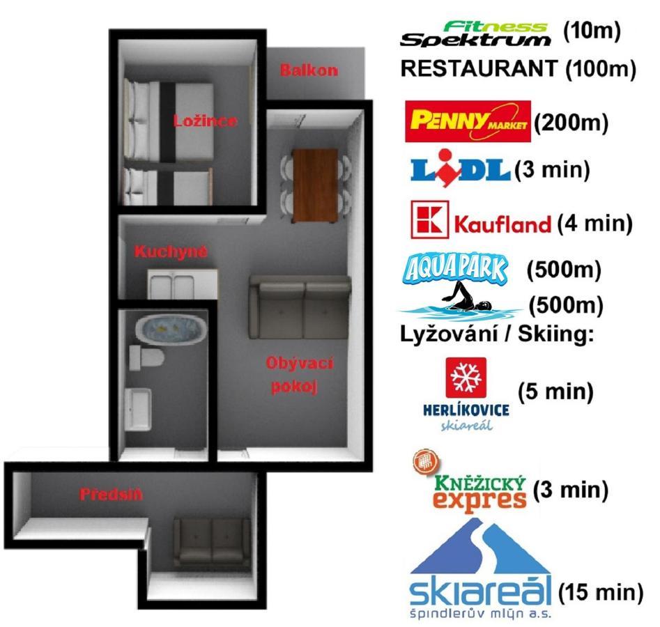 Apartmán Berenika Vrchlabí Exteriér fotografie